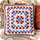 APK crochet pillow decorations