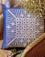 Poster crochet pillow decorations