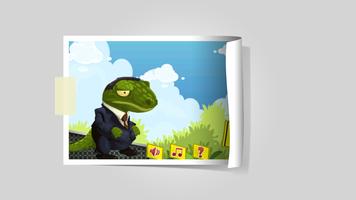 Crocodile Business Man Affiche