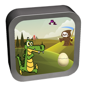 crocodile run - adventure أيقونة