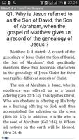 Bible Q & A From Four Gospels Screenshot 1