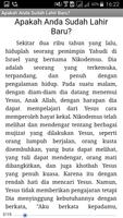 برنامه‌نما Apakah Anda Sudah Lahir Baru? عکس از صفحه