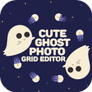 Cute Ghost Photo Grid Editor APK
