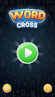 Cross Words Puzzle Spiel Plakat