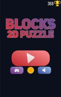 Blocks 2D Puzzle Affiche