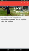 Cricket Coaching Fast Bowling capture d'écran 2