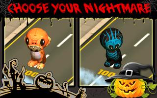 Trick-or-Treat Crossing Road poster
