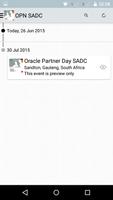 برنامه‌نما Oracle Partner Day SADC عکس از صفحه