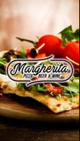 Margherita Pizza, Beer & Wine Poster