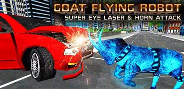 Goat Flying Robot: Super Eye Laser and Horn Attack