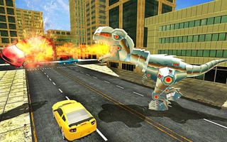 Police Dino Robot War Simulator capture d'écran 3