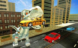 Police Dino Robot War Simulator capture d'écran 1