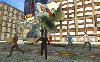 Police Dino Robot War Simulator स्क्रीनशॉट 2