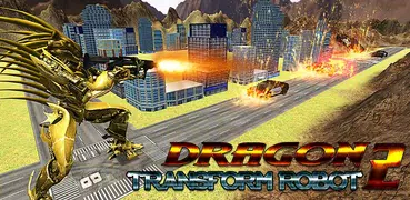 Dragon Transform Robot 2 - Police Robot Car Battle