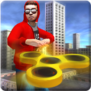 Fidget Spinner Frisbee Hero vs Crime City Gangster APK
