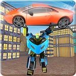 Super Robot vs polizia robot icon
