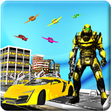 Flying Car Robot icon