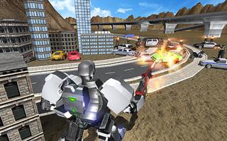 Robot Hero City Rampage imagem de tela 1