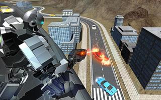 Robot Hero City Rampage capture d'écran 2
