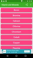 Vitamin and Minerals capture d'écran 3