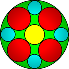 Colorear mandalas geométricas-icoon