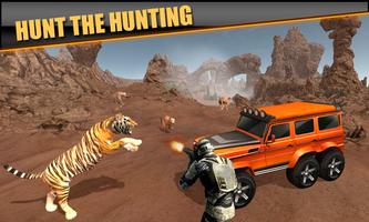 Animal Hunting Jeep Wild Hunter Poster