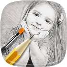 Pencil Sketch Photo أيقونة