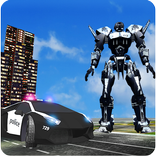 Police Transformation Robot: Police Car Robot Wars