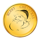 Flip Christmas Coin ícone