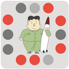 Circle Kim Jong-un icône