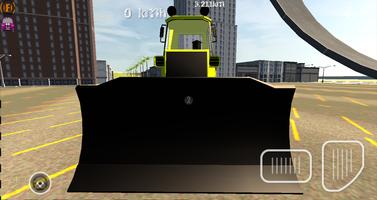 Bulldozer Driving Simulator 3D screenshot 1