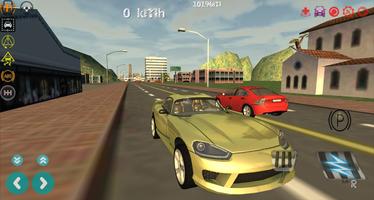 Car Race Simulator 3D Affiche