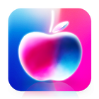 Tema colorido Crystal Apple icono