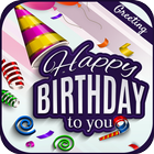 Birthday Card Maker - Bday e.Cards آئیکن