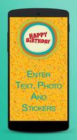 برنامه‌نما Birthday Card Maker - Bday e.Cards عکس از صفحه