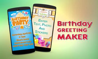 Birthday Card Maker - Bday e.Cards capture d'écran 3
