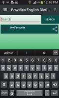 برنامه‌نما Brazilian English Dictionary عکس از صفحه