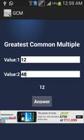 GCM / GCD Finder For Numbers постер