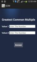 GCM / GCD Finder For Numbers স্ক্রিনশট 1