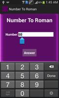 Maths Number to Roman Letters capture d'écran 2