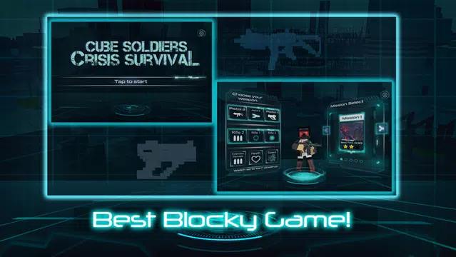 Screenshot 2 for Cube Soldiers: Crisis Survival