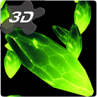 3D Crystals Particles Live Wal иконка