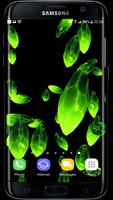 3D Crystals Particles Live Wal постер