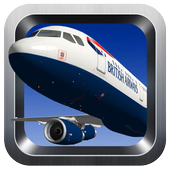 Plane simulator 3D icono