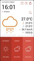 Local Weather Forecast Affiche