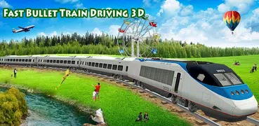 Fast Bullet Train Driving 3D