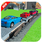 Car Cargo Train Transport 3D icon