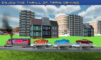 Car Cargo Train Transport 3D capture d'écran 2