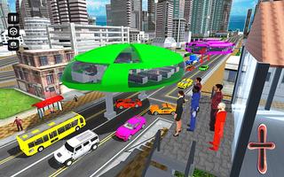 Gyroscopic Bus Futuristic Transport 3D capture d'écran 3