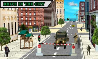 Drive Army Truck Check Post اسکرین شاٹ 3